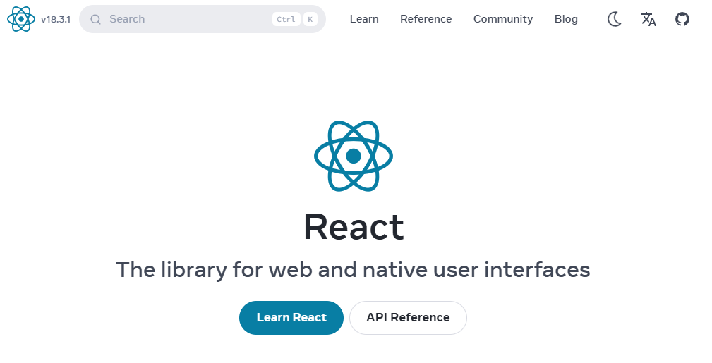 React